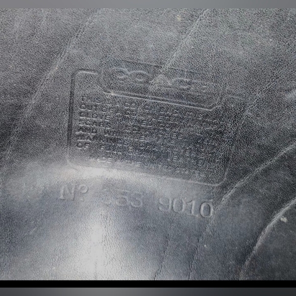 Vintage Coach Convertible Clutch Bag 9635 Black Crossbody bag,USA made,pre-1994 - Picture 9 of 16